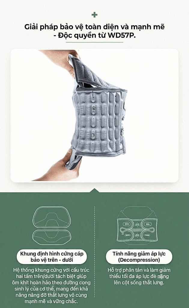Khung định hình là thiết kế khác biệt của DiskDr WG57P