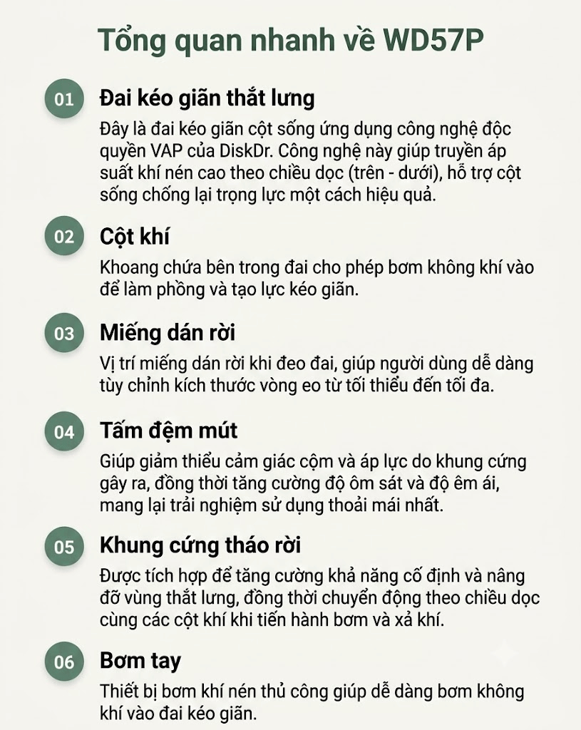 6 đặc điểm của DiskDr WG57P