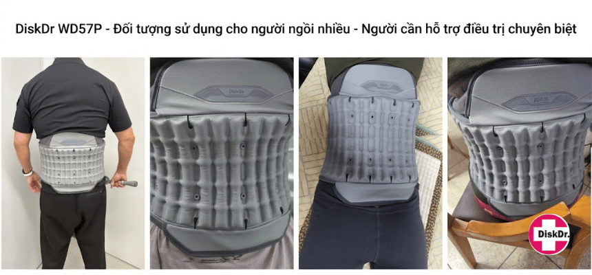 Đai lưng kéo giãn kèm khung đỡ cố định DiskDr WD57P